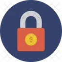 Dollar Padlock Financial Protection Financial Security Icon