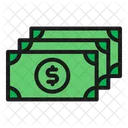 Coin Dollar Paper Money Icon