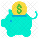 Dollar  Piggy  Icon