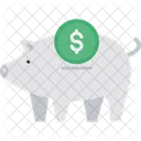 Dollar piggy  Icon