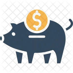 Dollar piggy  Icon