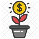 Dollar Plant Business Icon