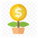 Dollar Plant Investment Money Growth Icon