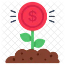 Dollar Plant Money Growth Financial Growth Icon