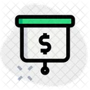 Dollar-Präsentation  Symbol