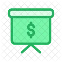Dollar Presentation  Icon