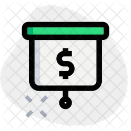 Dollar Presentation  Icon