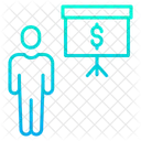 Dollar Presentation Presenter Presentation Icon