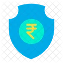 Secure Rupees Rupees Security Protected Rupees Icon