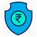 Secure Rupees Rupees Security Protected Rupees Icon