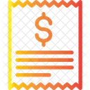 Dollar-Quittung  Symbol