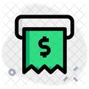 Dollar-Quittung  Symbol