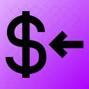 Dollar Receive Icon