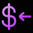 Dollar Receive Icon