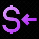 Dollar Receive Icon