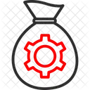Dollar Sack Setting  Icon