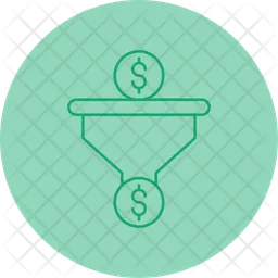 Dollar Sales Pipeline  Icon