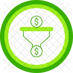 Dollar Sales Pipeline  Icon