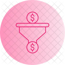 Dollar Sales Pipeline  Icon