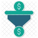 Dollar Sales Pipeline  Icon