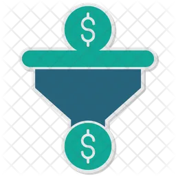 Dollar Sales Pipeline  Icon