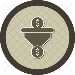 Dollar Sales Pipeline  Icon