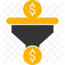 Dollar Sales Pipeline Revenue Generation Financial Goals Icon