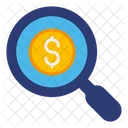 Dollar Search Finding Money Money Search Icon