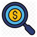 Dollar Search Finding Money Money Search Icon
