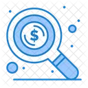 Dollar Search  Icon