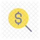 Dollar Search  Icon