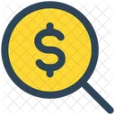 Dollar search  Icon