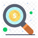 Dollar Search  Icon