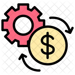 Dollar Setting  Icon