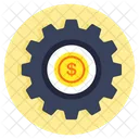 Dollar Setting Dollar Management Dollar Development Icon