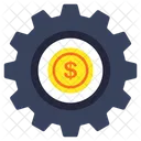 Dollar Setting Dollar Management Dollar Development Icon