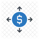 Dollar Money Transfer Icon