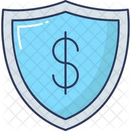 Dollar Shield  Icon