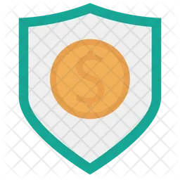 Dollar Shield  Icon