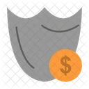 Dollar Shield Money Protection Money Security Icon