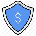 Dollar Shield  Icon