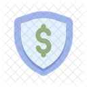 Dollar shield protection  Icon