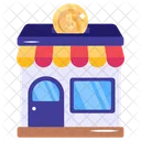 Dollar Shop Dollar Store Outlet Icon