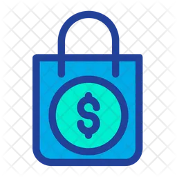 Dollar Shopping  Bag  Icon