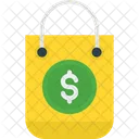 Dollar Shopping Bag Bag Dollar Icon