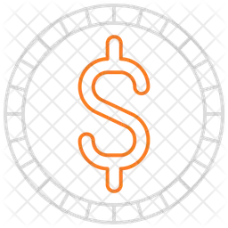 Dollar sign  Icon