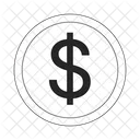 Dollar sign  Icon