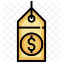 Dollar Sign Tag  Icon