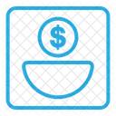 Dollar sparen  Symbol