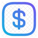 Dollar square  Icon